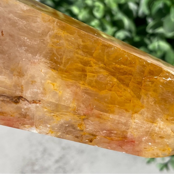 Golden Healer Tower | Yellow Hematoid Quartz Golden Healer Quartz Tower - Picture 14 of 17